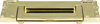 Campaign L-Bracket Drop Pull 3'' cc Polished Brass 380-PB