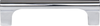 Whittier Pull 3 3/4'' cc Polished Chrome A652-CH