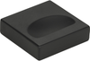 Thin Square Knob 1 1/4'' Matte Black A833-BL