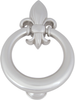Limited Editions Fleur de lys Door Knocker Brushed Nickel DK636-BRN
