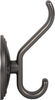 Ryland Hooks Reeded Hook 3 1/8'' Ash Gray TK1061AG