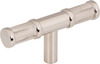 Garrison Burnham T-Knob 3'' Polished Nickel TK3231PN
