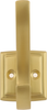 Dover Collection Hook 3/4'' cc Brushed Golden Brass Finish H078774BGB