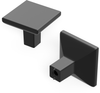 Skylight Collection Knob 1-1/4'' Square Matte Black Finish HH075341-MB