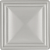 Somerset Collection Knob 1-5/16'' Square Satin Nickel Finish HH74639-SN