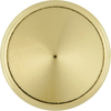 Metropolis Collection Knob 1-1/2'' Diameter Polished Brass Finish P114-3