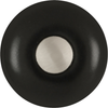 Tranquility Collection Knob 1-1/4'' Diameter Satin Nickel with Black Finish P222-SNB