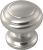 Zephyr Collection Knob 1-1/4'' Diameter Stainless Steel Finish P2283-SS