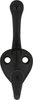 Universal Collection Coat Hook Double 5/8'' cc Black Finish P27120-BL
