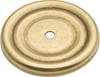 Manor House Collection Backplate Knob 1-7/8'' Diameter Lancaster Hand Polished Finish P282-LP