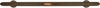 Metropolis Collection Pull 3-3/4'' cc Oil-Rubbed Bronze Highlighted Finish P2922-OBH