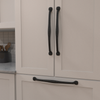 Refined Rustic Collection Appliance Pull 18'' cc Black Iron Finish P2999-BI