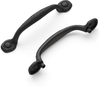 Refined Rustic Collection Pull 3-3/4'' cc Black Iron Finish P3000-BI