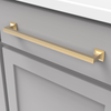 Studio Collection Pull 12'' cc Brushed Golden Brass Finish P3027-BGB