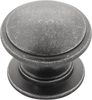 Williamsburg Collection Knob 1-1/4'' Diameter Black Nickel Vibed Finish P3053-BNV