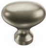 Williamsburg Collection Knob 1-1/4'' X 13/16'' Satin Nickel Finish P3054-15