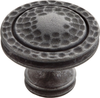 Mountain Lodge Collection Knob 1-3/8'' Diameter Black Iron Finish P3061-BI
