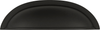 Cottage Collection Cup Pull 3'' cc Matte Black Finish P3077-MB