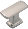 Richmond Collection Knob 1-1/2'' X 11/16'' Satin Nickel Finish P3125-SN