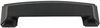 Bridges Collection Cup Pull 3'', 3-3/4'' & 5-1/16'' (128mm) cc Matte Black Finish P3234-MB