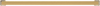 Bridges Collection Pull 12'' cc Brushed Golden Brass Finish P3238-BGB