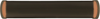 Williamsburg Collection Pull 3'' cc Oil-Rubbed Bronze Highlighted Finish P324-OBH
