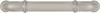 Cottage Collection Pull 3'' cc Satin Nickel Finish P3382-SN