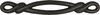 French Twist Collection Pull 3'' cc Black Iron Finish P3451-BI