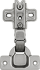 Hinge Concealed Full Inset Frameless Self-Close Polished Nickel Finish P5115-14