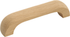 Natural Woodcraft Collection Pull 3-3/4'' cc Unfinished Wood Finish P687-UW