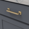Studio II Collection Pull 5-1/16'' cc Brushed Golden Brass Finish B055552-BGB