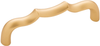 Trellis Collection Pull 3-3/4'' cc Brushed Golden Brass Finish B076140-BGB