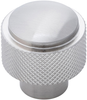 Verge Collection Knob 1-3/16'' diam Stainless Steel Finish B076865-SS