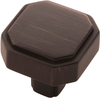 Monroe Collection Knob 1-5/16'' x 1-5/16'' Vintage Bronze Finish B076895-VB