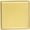 Brownstone Collection Knob 1-1/8'' Square Brushed Golden Brass Finish B077458-BGB