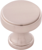 Brownstone Collection Knob 1-1/4'' diam Satin Nickel Finish B077459-SN