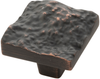 Sandrine Collection Knob 1-3/8'' Square Vintage Bronze Finish B077512-VB