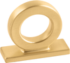 Corsa Collection Ring Knob 1-3/4'' x 5/8'' Brushed Golden Brass Finish B078787BGB