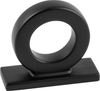 Corsa Collection Ring Knob 1-3/4'' x 5/8'' Matte Black Finish B078787MB