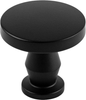 Anders Collection Knob 1-1/4'' diam Matte Black Finish B078788MB