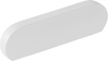 Cafe Pull, Modern Oval, Matte White, 3'' cc 10041-MW
