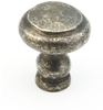 Artifex Knob, Round, Dark Pewter, 1-1/8'' dia 132-DP