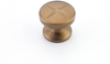 Northport Knob, Round, Brushed Bronze, 1-3/8'' dia 210-BBZ