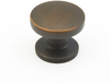 Northport Knob, Round, Ancient Bronze, 1-3/8'' dia 211-ABZ