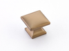 Northport Knob, Square, Brushed Bronze, 1-3/8'' 219-BBZ