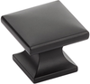 Northport Knob, Square, Matte Black, 1-3/8'' 219-MB