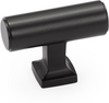 Haniburton T-Pull, Matte Black, 1/2'' 473-MB