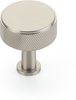 Pub House Knob, Knurled, Brushed Nickel, 1-1/4'' dia 5002-BN