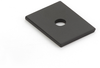 Pub House Backplate for Knob, Matte Black, 1'' 5101B-MB