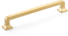 Menlo Park Pull, Signature Satin Brass, 6'' cc 537-SSB